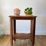 Wooden console table art deco 40s