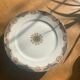 Compotier, porcelain fruit cup signed F. Legrand & cie limoges France