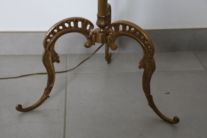 Brass floor lamp circa 1950