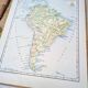 Printed in 1900, South America.