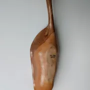 Falcon olive wood fruit bowl spain 1960