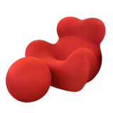 Armchair and footstool up 5/6 "la mamma" by Gaetano Pesce for B&B Italia