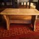 Wooden farm stool, handicraft, XIXh century