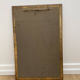 Old map of the Isle of Corsica framed under glass
