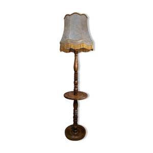 Lampadaire bois tourné 1940 à