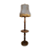 Turned wooden floor lamp 1940 to 50