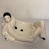 Vintage ceramic TWI Japan Pierrot ashtray