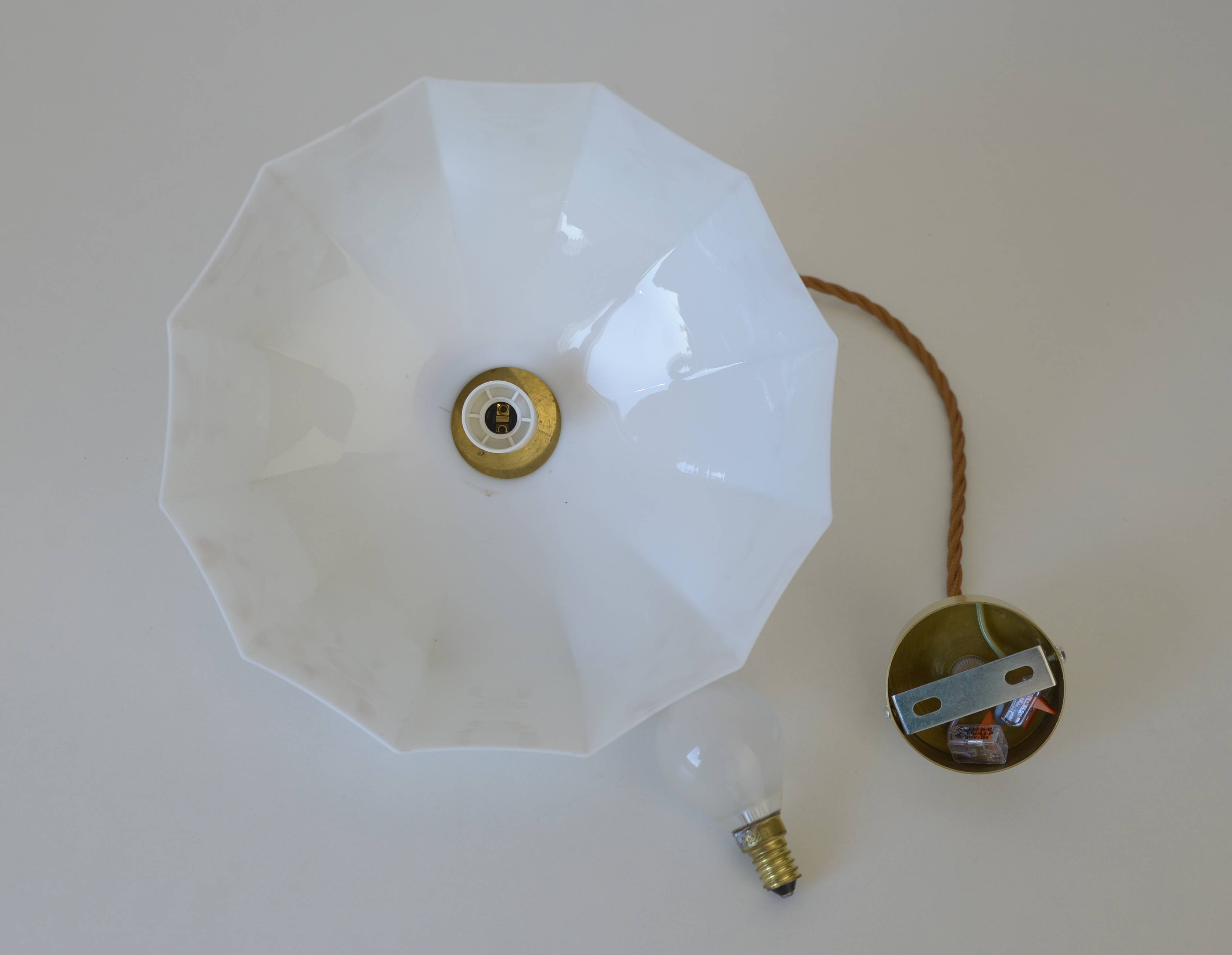 Vintage pendant lamp retro kitchen 50s mid-century farmhouse hanging lamp