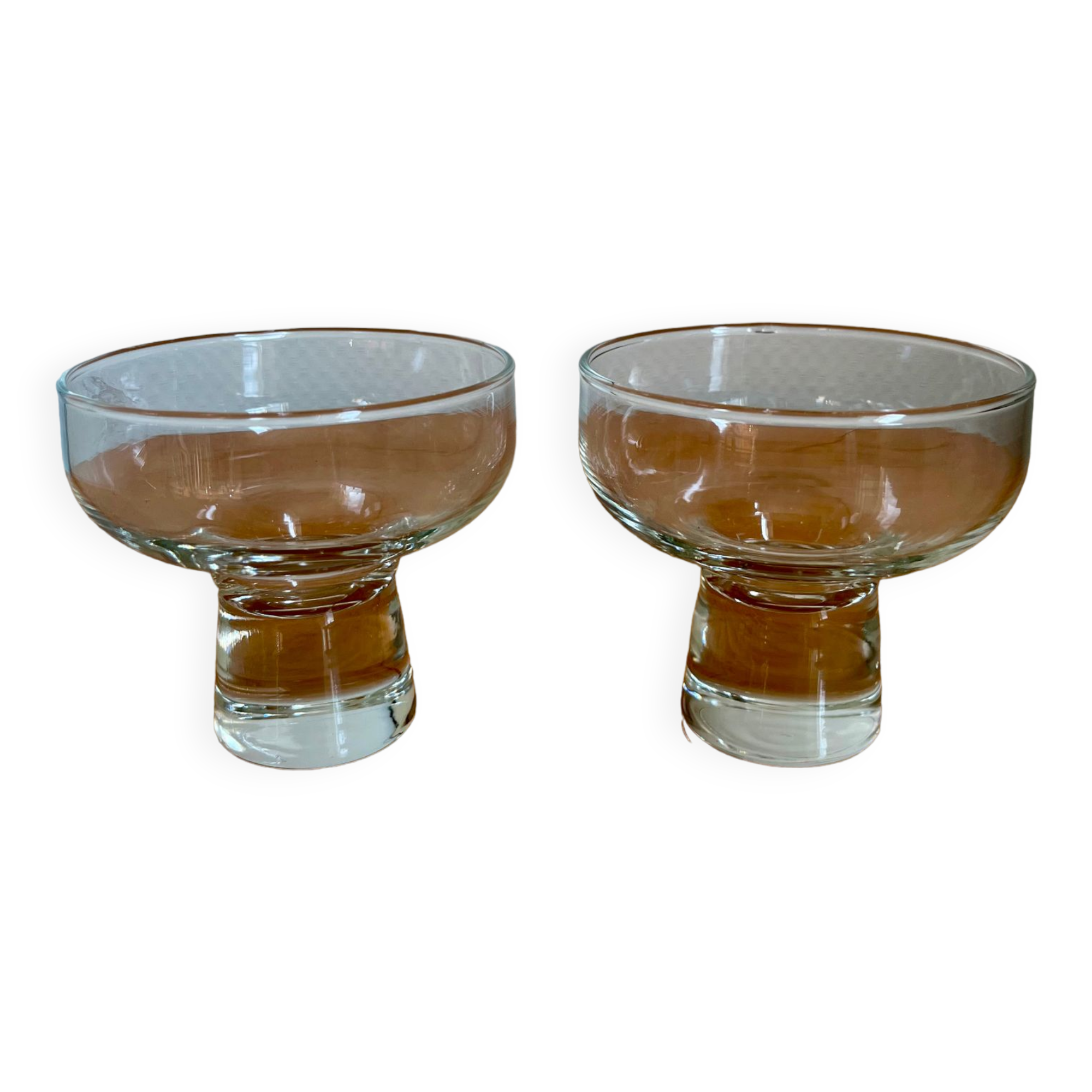Vintage Champagne Cocktail Coupe Glasses