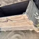 Antique oak solid wood chest bank