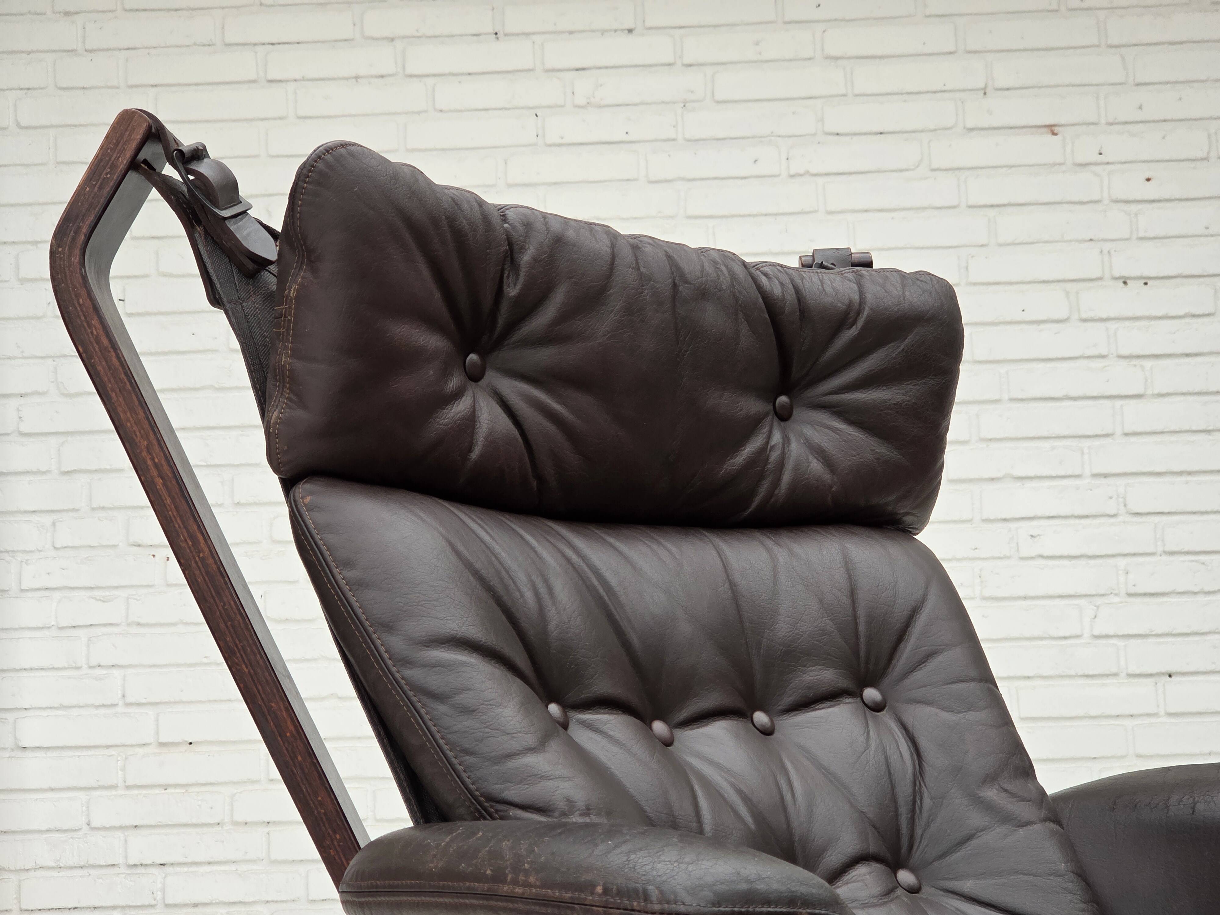 1970s, Norwegian chair by Sigurd Ressel, model "Falcon".