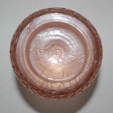 Orange art deco vase 30s