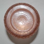Orange art deco vase 30s