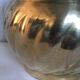 Vintage brass pot cover