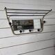 Vintage coat rack with pivoting mirror from the 60s