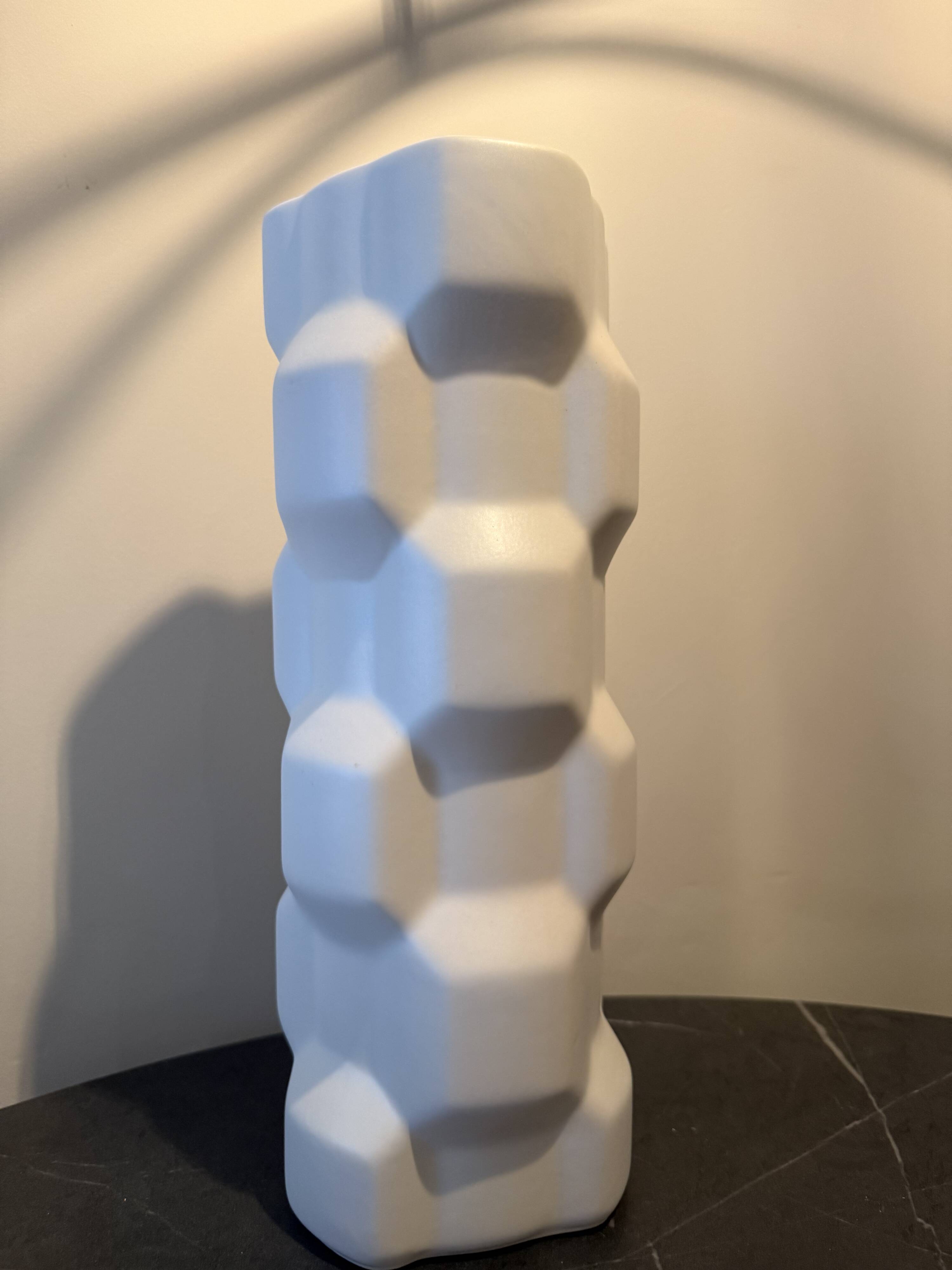 "GEAR" Vase Driade – Design Philippe Nigro – 42 cm – Brand New Condition