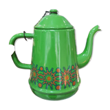 Green enamelled coffee maker