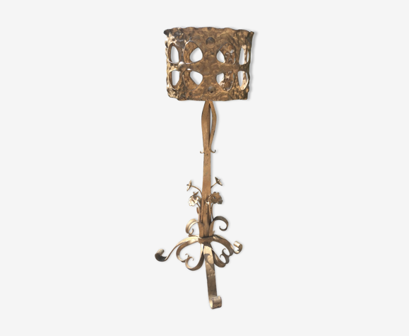 Jardinière en fer forgé martelé