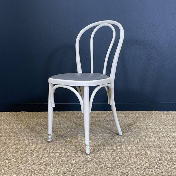 Lot de 6 chaises bistrot bois courbé type Thonet