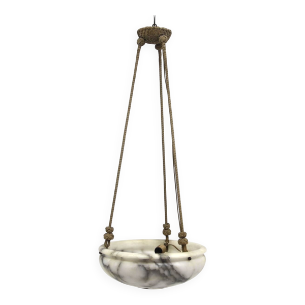 Suspension scandinave en albâtre, Suède, 1940