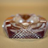 Bohemian glass ashtray by Karel Palda vintage