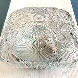 Plafonnier en verre moulé
