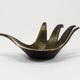 Bowl or sculptural ashtray in brass by Walter Bosse, Herta Baller, Austria, 1950s.