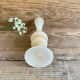 Beige opaline vase