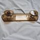 vintage translucent brown coat rack