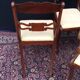 Set of 4 chairs and 1 armchair
