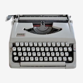 Machine à écrire portative Japy "L72" vintage 1970s