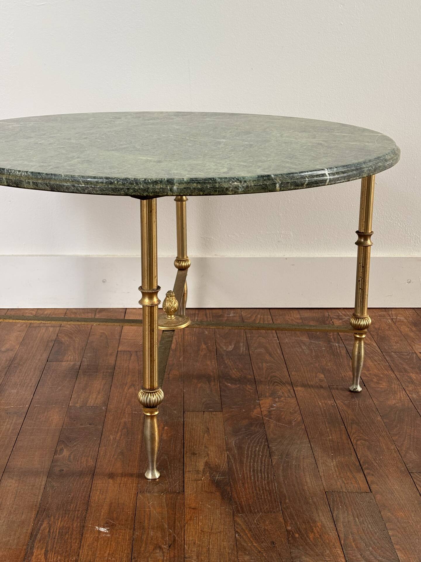 Green marble coffee table