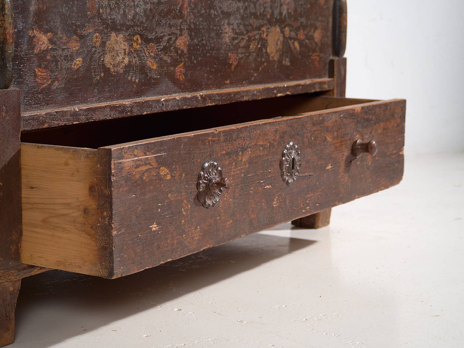 Antique storage trunk dated 1861 #23