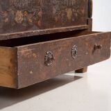 Antique storage trunk dated 1861 #23