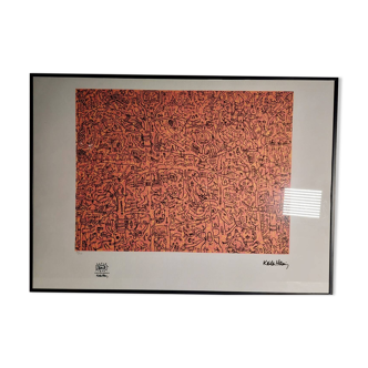 Sérigraphie  originale Keith Haring