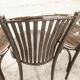 Set of 6 chairs Bistrot Baumann ref 22 curved wood