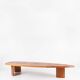 Travail français - table basse bois forme libre