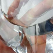 Ancient ashtray, cut crystal, St Louis