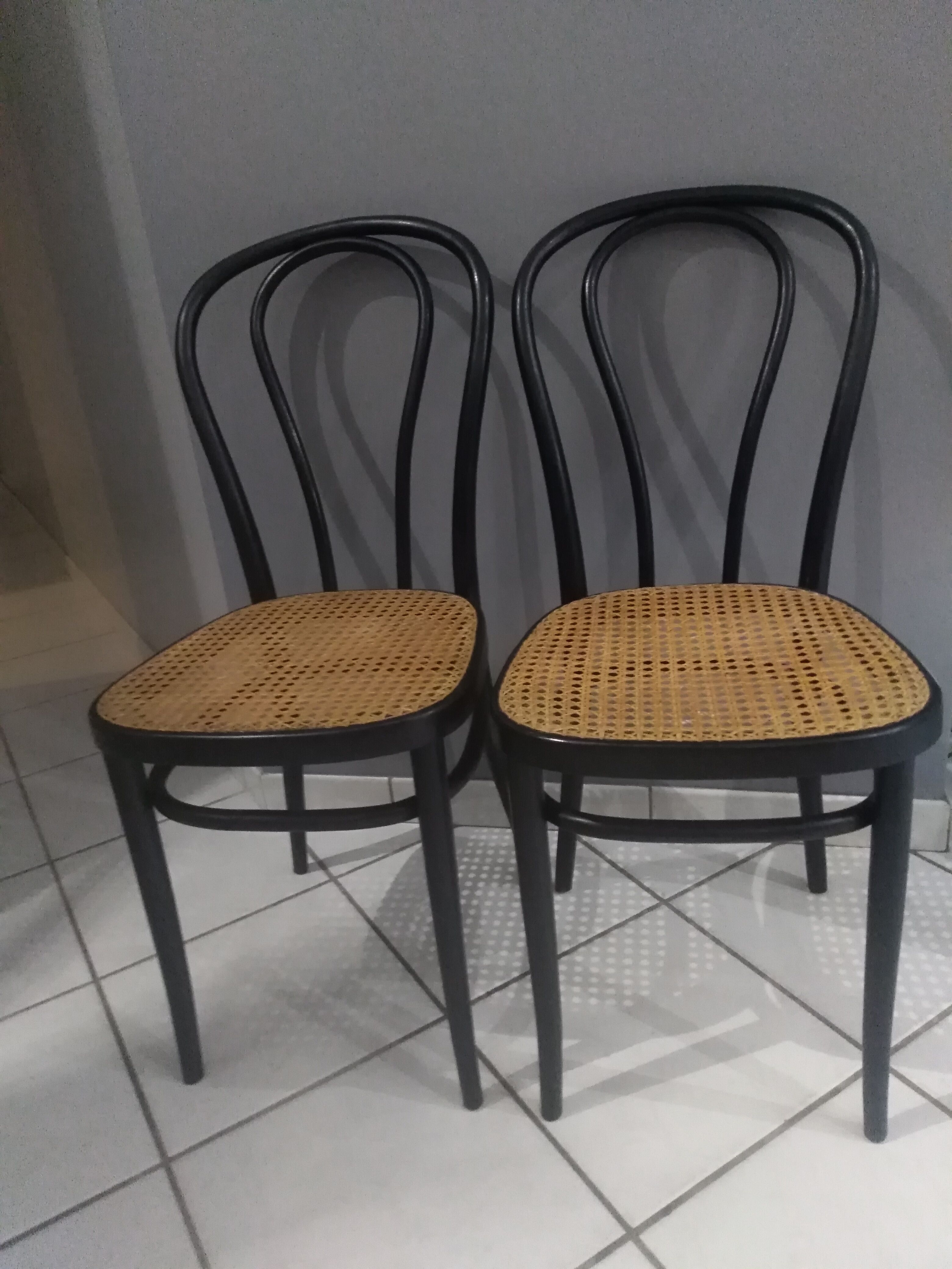 Pair of chairs Bistrot ZPM Radomsko by Thonet year 1960