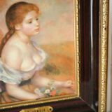 Trio of reproductions of famous vintage painters' tableaux.