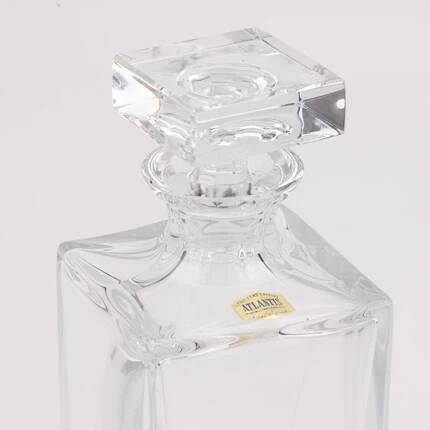Crystal whisky carafe Atlantis Portugal - Austin Vintage model