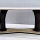 Dining table with a portuguese pink marble top