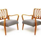Two 1950s "Linden" Lounge Chairs in Teak by G A Jenkins