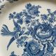 12 English dinner plates Ridgway "Windsor" ("Asiatic Pheasants") blue & white