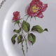 Plat rond en faïence l'amandinoise 8996 motif roses roses diam 27,5 cm