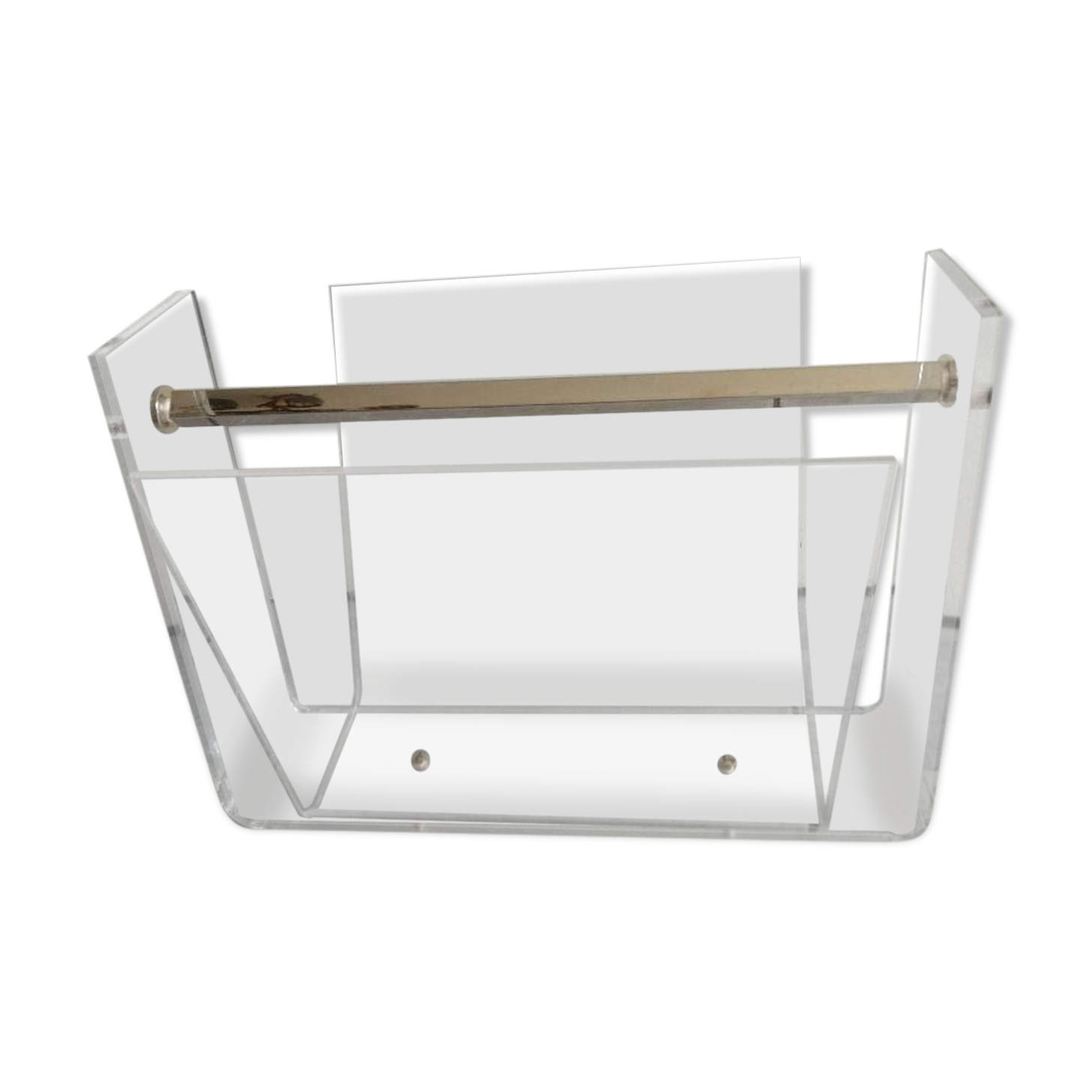 Magazine rack by David Lange for Roche Bobois