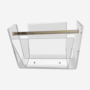 Magazine rack by David Lange for Roche Bobois