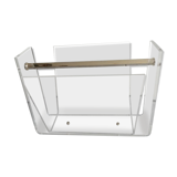 Magazine rack by David Lange for Roche Bobois