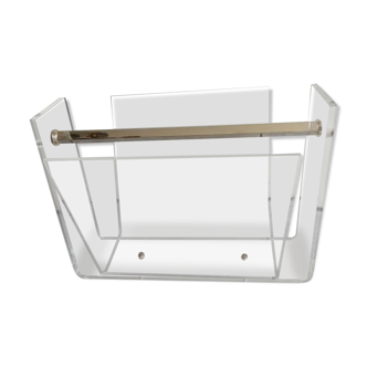 Magazine rack by David Lange for Roche Bobois