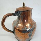 Old copper pitcher